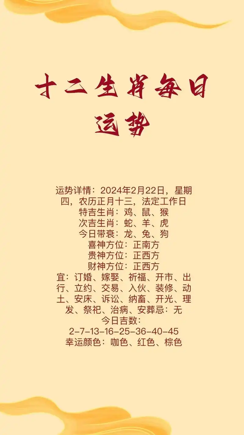 命理八字 #十二生肖运势 #每日运势 - 抖音