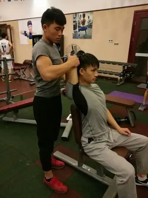 肱三头肌(被动拉伸)