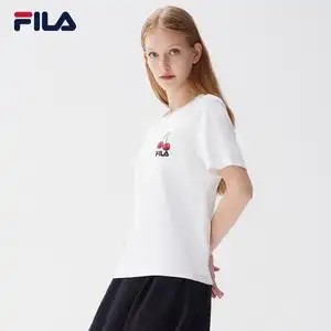 斐乐短袖女白色