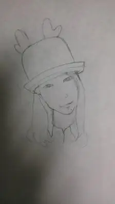 真人简笔画简单又漂亮