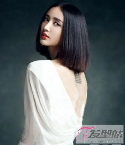 好看的齐肩直发发型温柔迷人淑女必选款