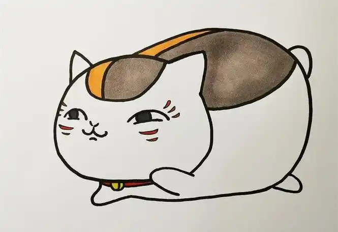 猫咪q版简笔画萌