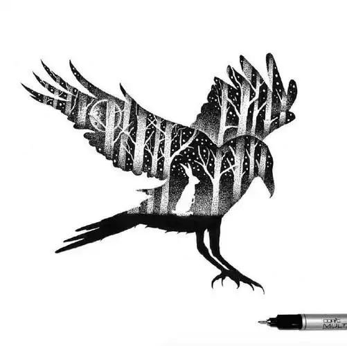 点画的动物插图 | 巴西插画师 thiago bianchini