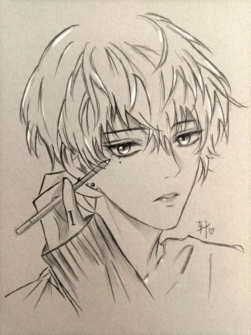 教你画帅哥     教你画帅哥