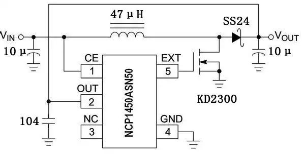 3.7v锂电池给5v手机充电的电路图