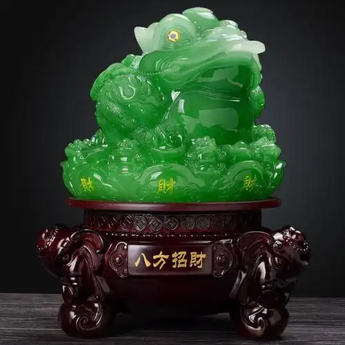 【家居摆件】大号八方来财金蟾摆件招财进宝三足蟾蜍送人开业礼品店铺