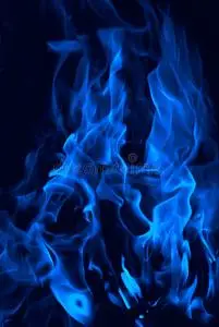 苍白的深蓝色深蓝色火焰样式照片
