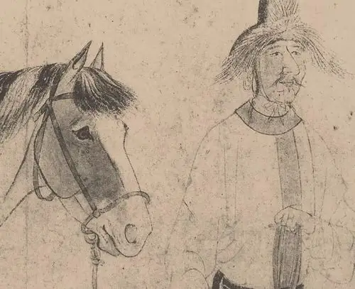 北宋 李公麟《五马图》"局部"