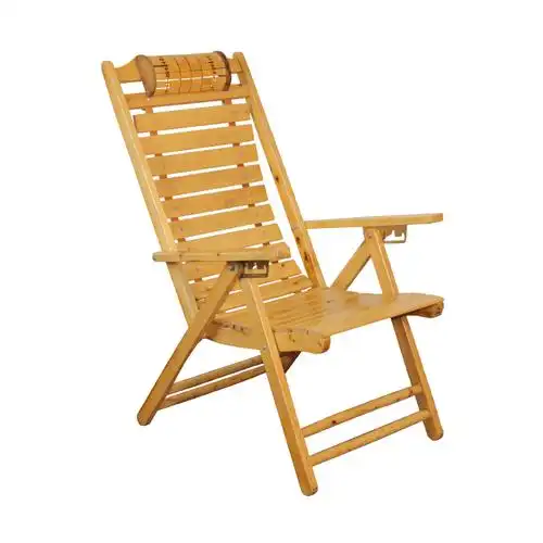 实木折叠椅躺椅成人老人午休睡椅靠背椅家用阳台懒人夏凉椅