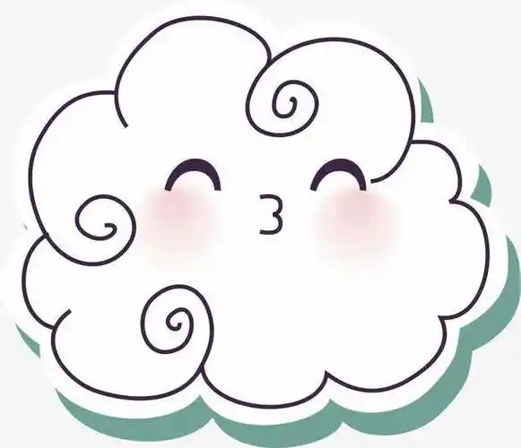 云朵卡通画大全 云朵的卡通画法