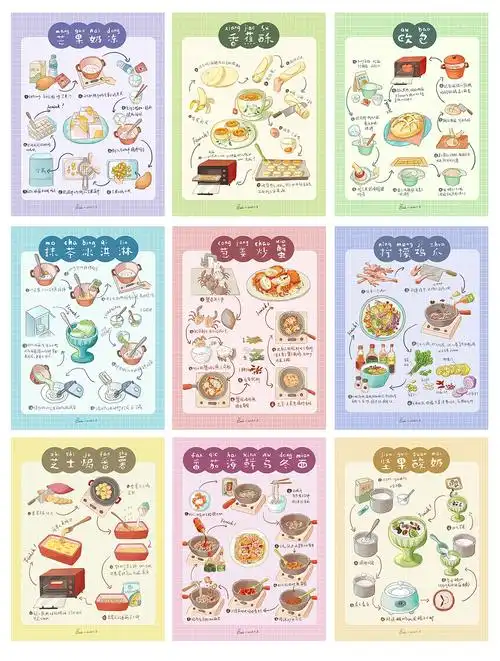 手绘食谱