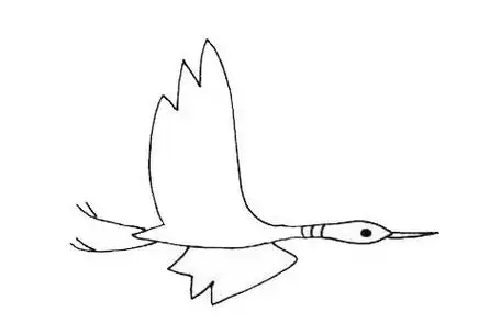 大雁简笔画怎么画大雁简笔画步骤教程