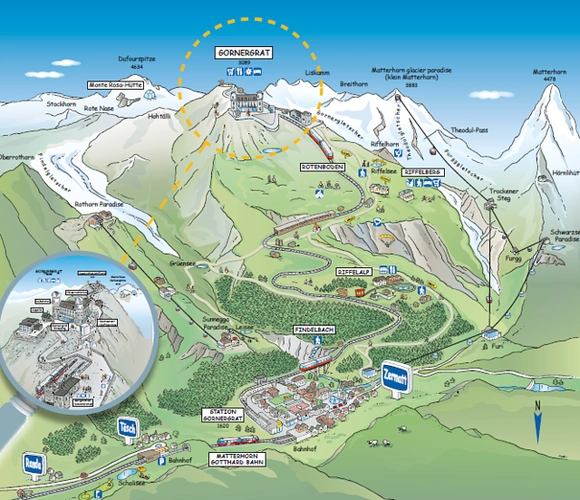 结果看到马特洪峰被一大片云朵遮盖,心里不禁一颤!