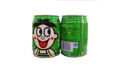 第一种,绿色旺仔牛奶.