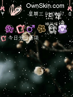 吾主题手机主题: 流年摇曳(动态)