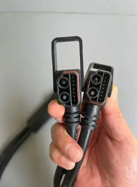 双电九号电动车e100增程电池原装并联线连接线防水