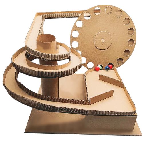 瓦楞纸创意科技幼儿园立体diy自制包创意材料手工手工创意粘贴类