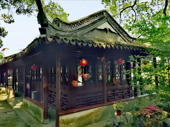 江南园林醉白池,方塔园