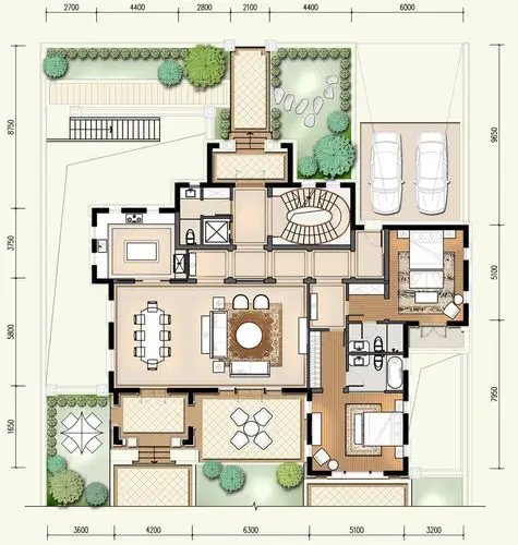 海尔darling庄园独栋别墅-东易日盛上海公司装修效果图-上海东易日盛