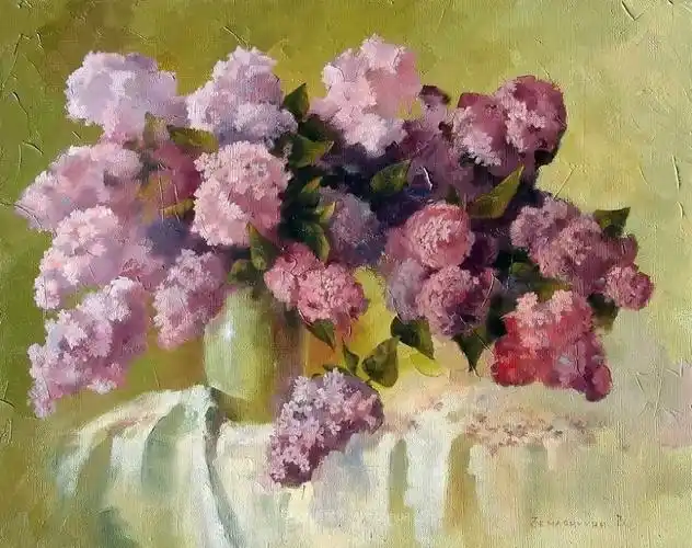 油画与水粉的交融,不一样的花卉!