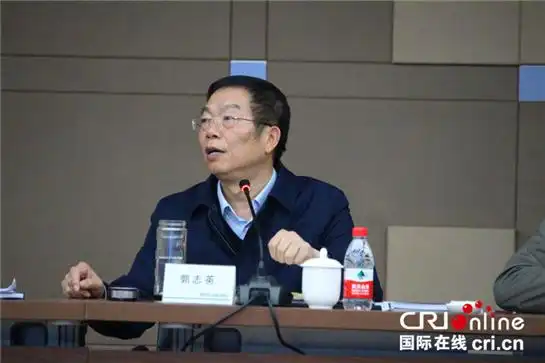 渭南市委常委,富平县委书记郭志英讲话(王偲瑶 摄)