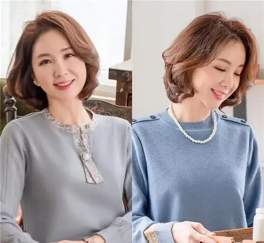 女人过了50岁尽量别留长发烫小卷推荐这3种发型洋气又减龄