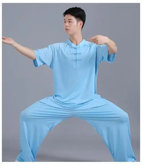 武极堂同款太极t恤衫太极服男夏天短袖t恤单件上衣夏季武术太极服装