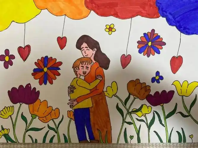 情暖五月天 童心画妈妈|市妇联母亲节绘画主题活动作品展示①