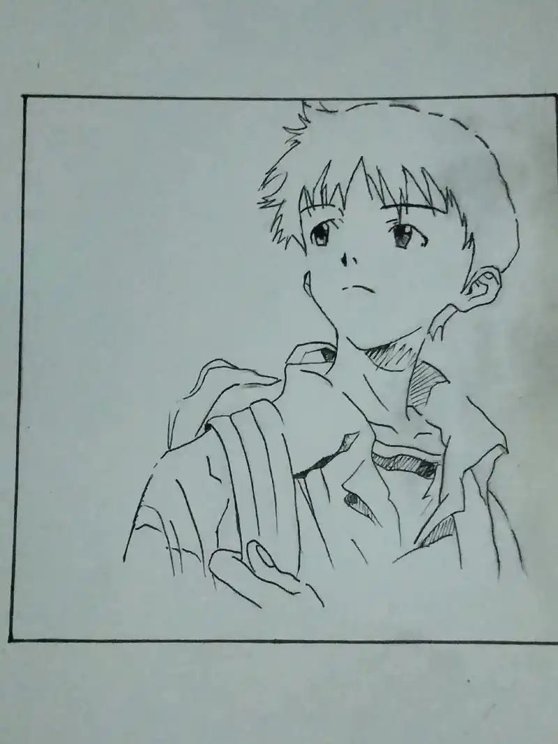 最近画些黑白漫画