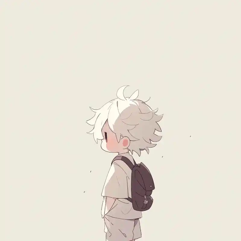 可爱男孩/q 版#q版人物 #qq人##阔爱炸了 #卡通 # - 抖音