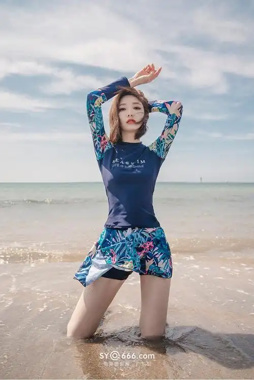 韩模潜水服泳衣内衣比基尼韩系韩风