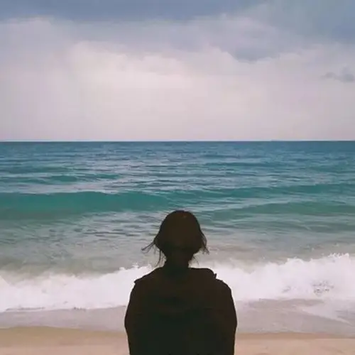面朝大海背影爱人头像