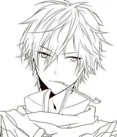 【绘画素材】二次元人物头像线稿,学画画必备!