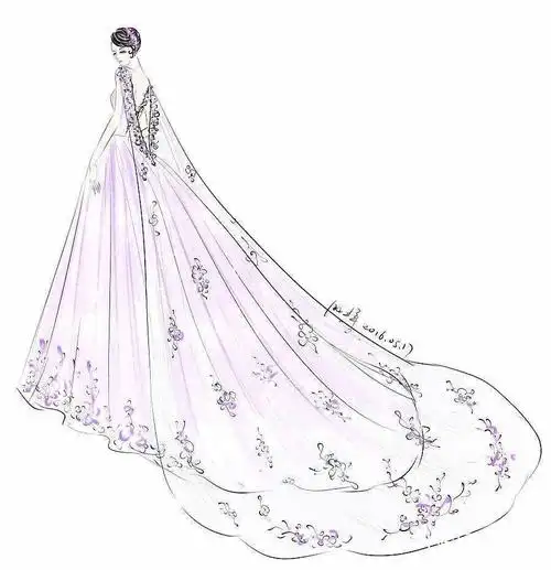 心理测试选一款你喜欢的手绘婚纱测你的爱情智商有多少分