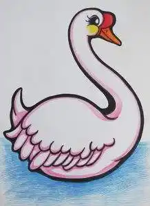 卡通鹅的简笔画鹅的简笔画