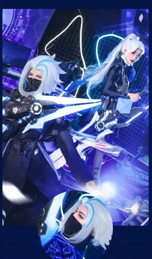 cos服情人节特工皮肤默契交锋花木兰cosplay男女装假发兰陵王c服s