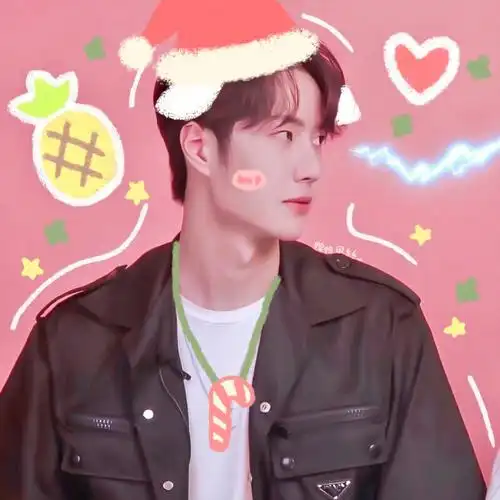 王一博圣诞头像