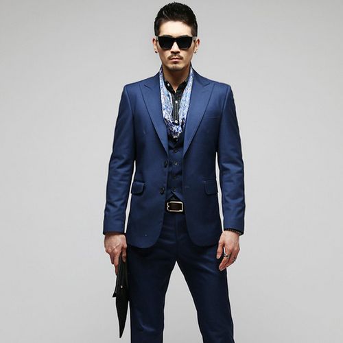 韩国代购男装春秋都市商务绅士休闲时尚修身韩版气质男士西装套装