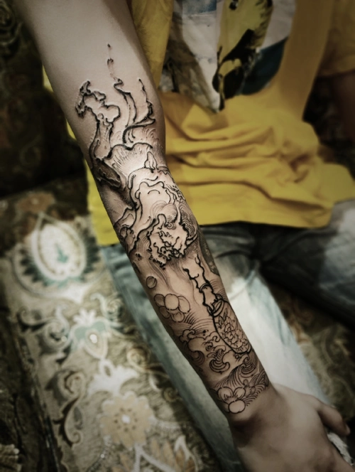 男生欧美花臂 潮图片(4/4)-纹身图片网