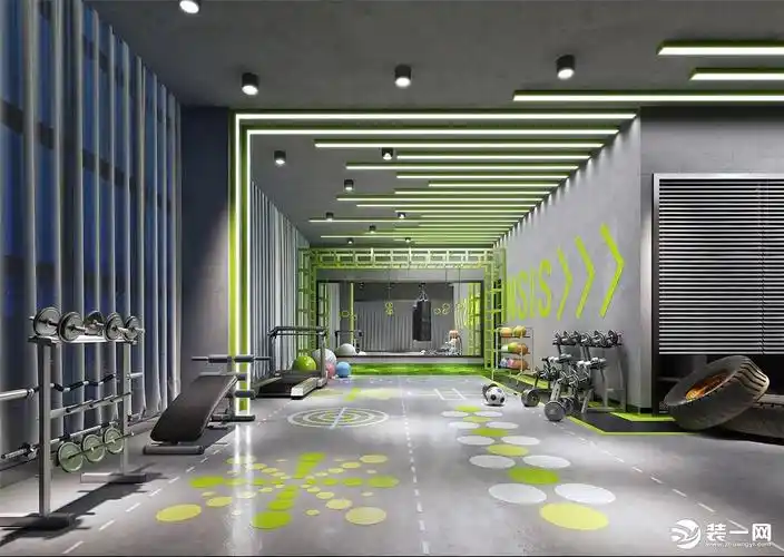 健身房装修效果图