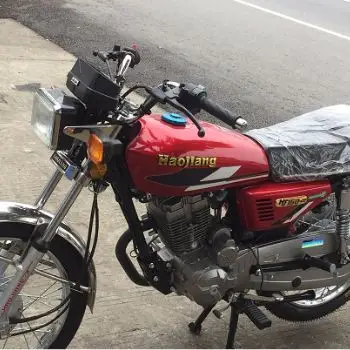 豪江摩托车hj15022150中钝化边磨砂铜专盖普通油箱可调后减前后小鼓