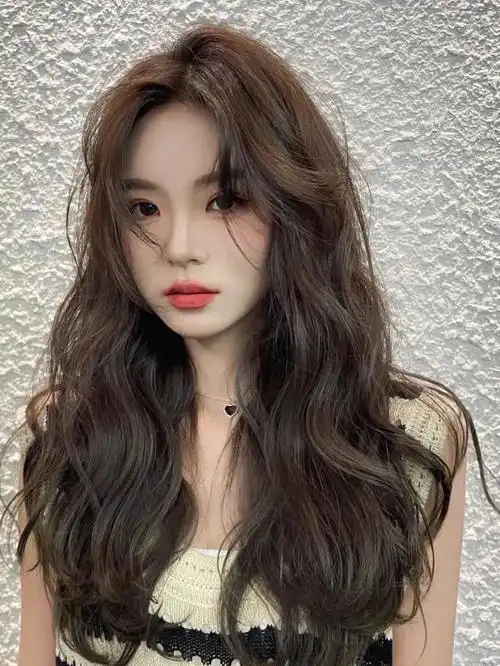 法式烫长发波浪卷真实烫发建议参考收藏