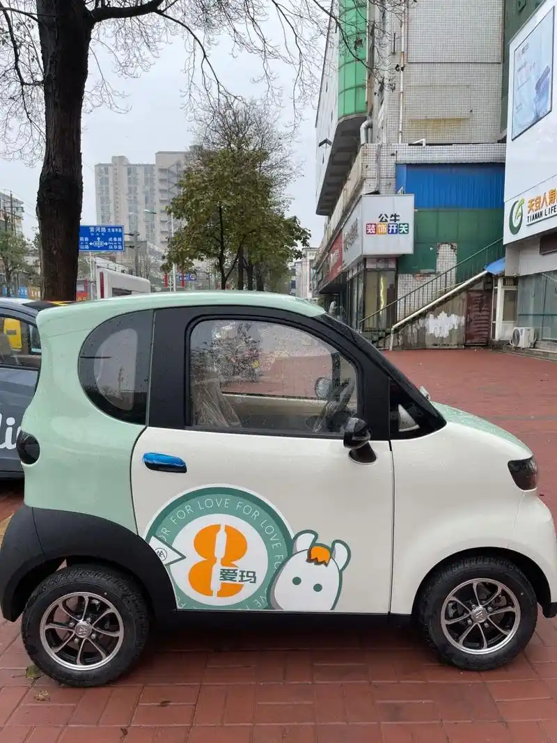 爱玛a02小四轮 爱玛a02小四轮,1500w电机,可乘坐三个人,一键启动,配有