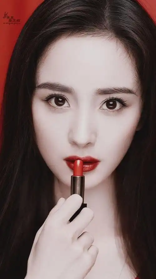 杨幂饭修一组红唇幂