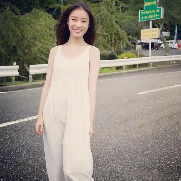 倪妮日本拍摄广告唯美小清新图片