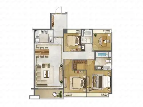 华发江南府户型图