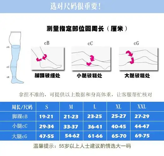 悄似燕静脉曲张袜弹力袜美国进口材质台湾辅助袜术后