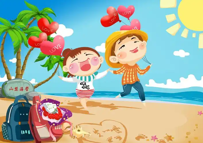 《大学时光》面膜系列卡通插画节日宣传图