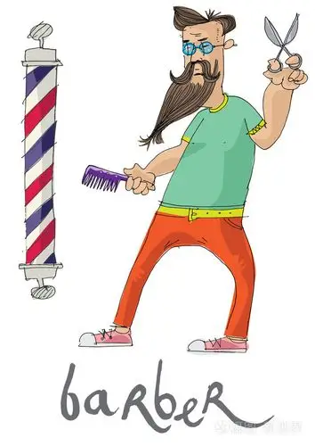 理发师店-卡通明星