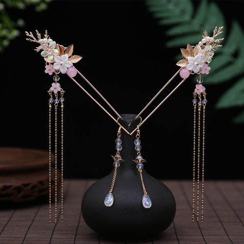 汉服头饰全套发簪古装发饰仙女古代流苏古风发饰